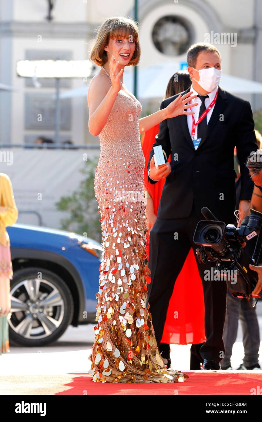 Maya Hawke à la première du film 'Mainstrame' à la Biennale de Venise 2020/77e Festival International du film de Venise au Palazzo del Cinema. Venise, 09/05/2020 | utilisation dans le monde entier Banque D'Images