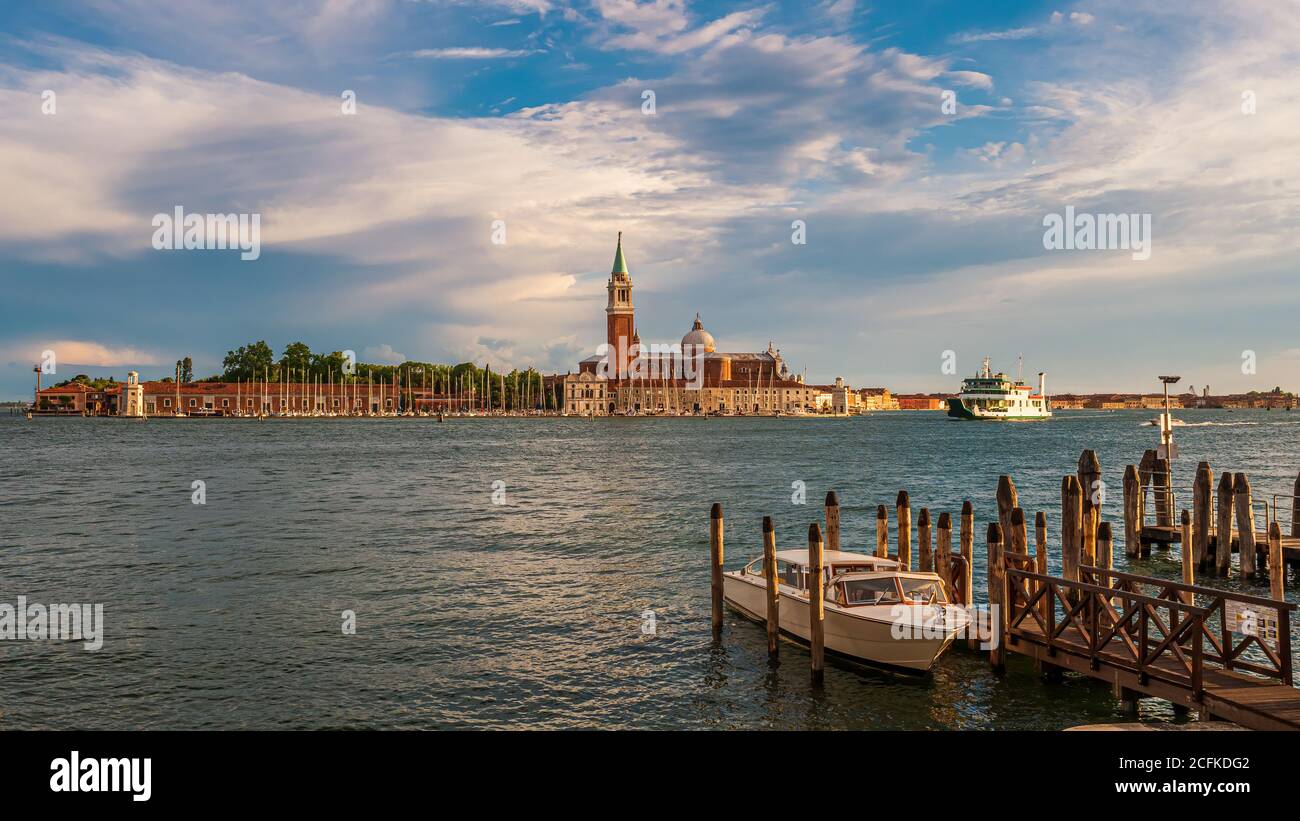 San Giorgio Maggiore à Venise Banque D'Images