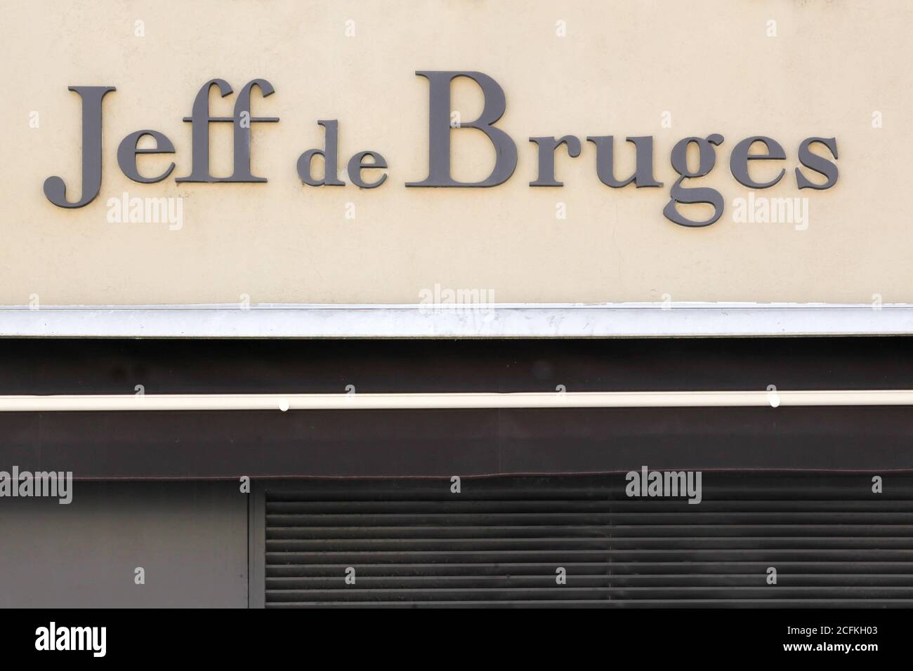 Villefranche sur Saone, France - 17 mai 2020 : Jeff de Bruges est une marque commerciale de confiserie Banque D'Images