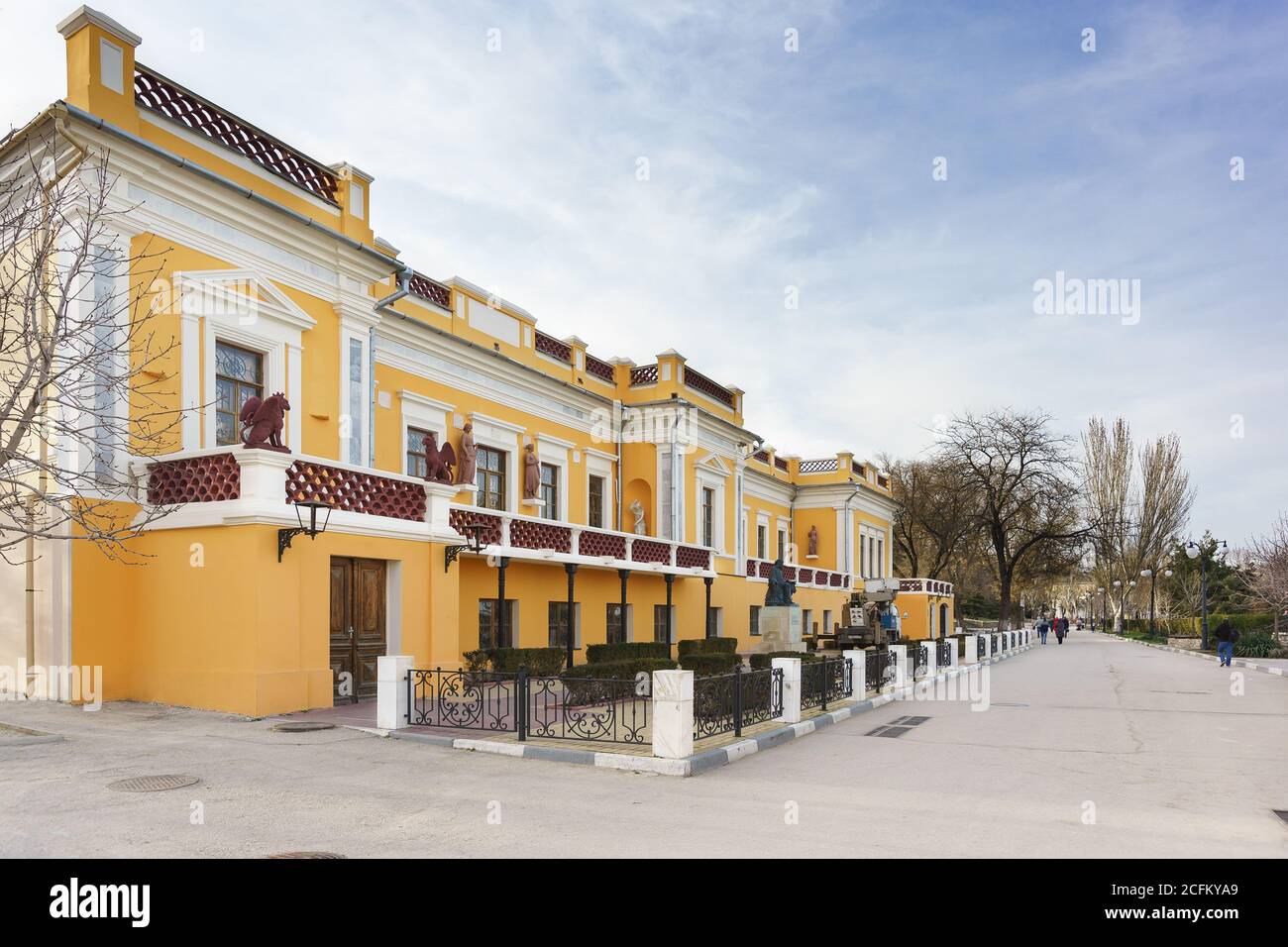 Feodosia, Crimée, Russie - 08 mars 2019: Ivan Konstantinovich Aivazovsky Galerie d'art Feodosia - Musée de la peinture marine, situé sur la même Avenu Banque D'Images