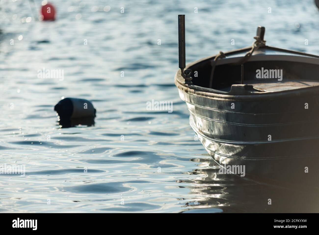Bateau de plaisance sur mer calme à sa Caleta Banque D'Images