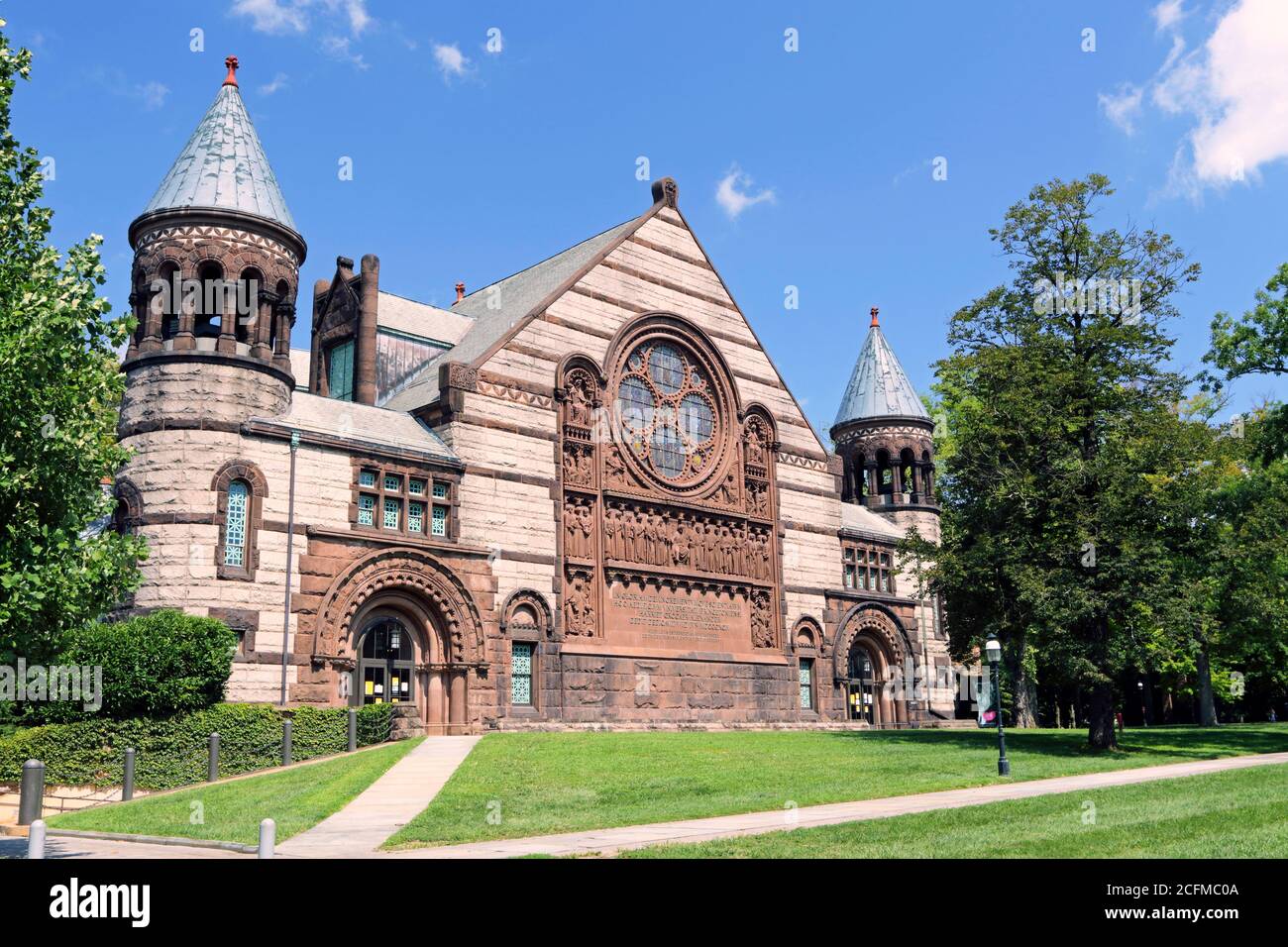 Alexander Hall, qui abrite l'Auditorium Richardson qui accueille l'Orchestre de l'Université de Princeton et l'Orchestre symphonique de Princeton. Banque D'Images