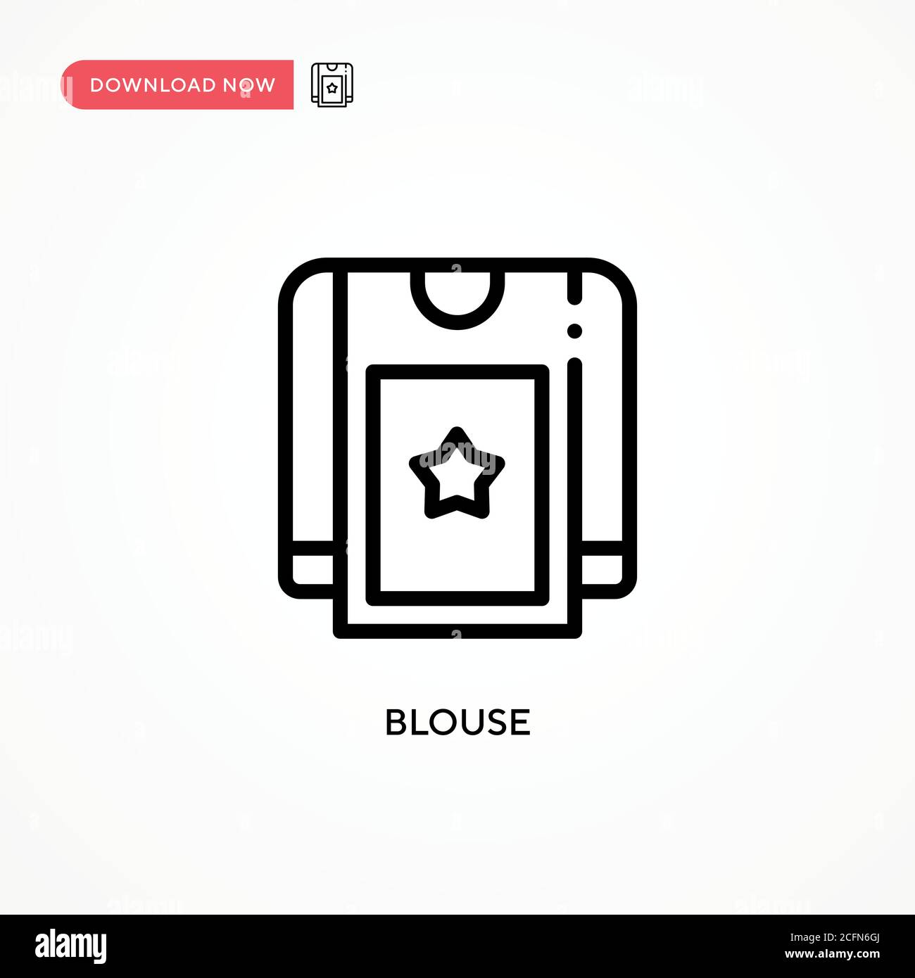 Icône de vecteur de blouse. Illustration moderne et simple à vecteur plat pour site Web ou application mobile Illustration de Vecteur