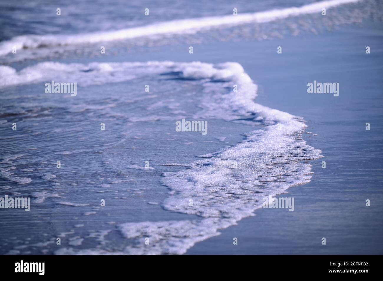 Eau et vagues dans l'océan Pacifique Banque D'Images