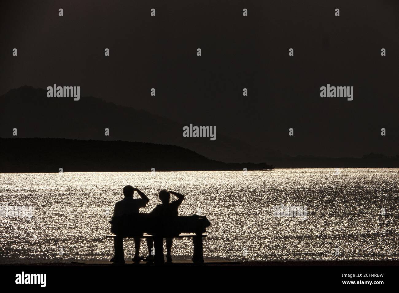 Nord Queensland Australie. Vue sur les eaux étincelantes de Port Douglas. Banque D'Images