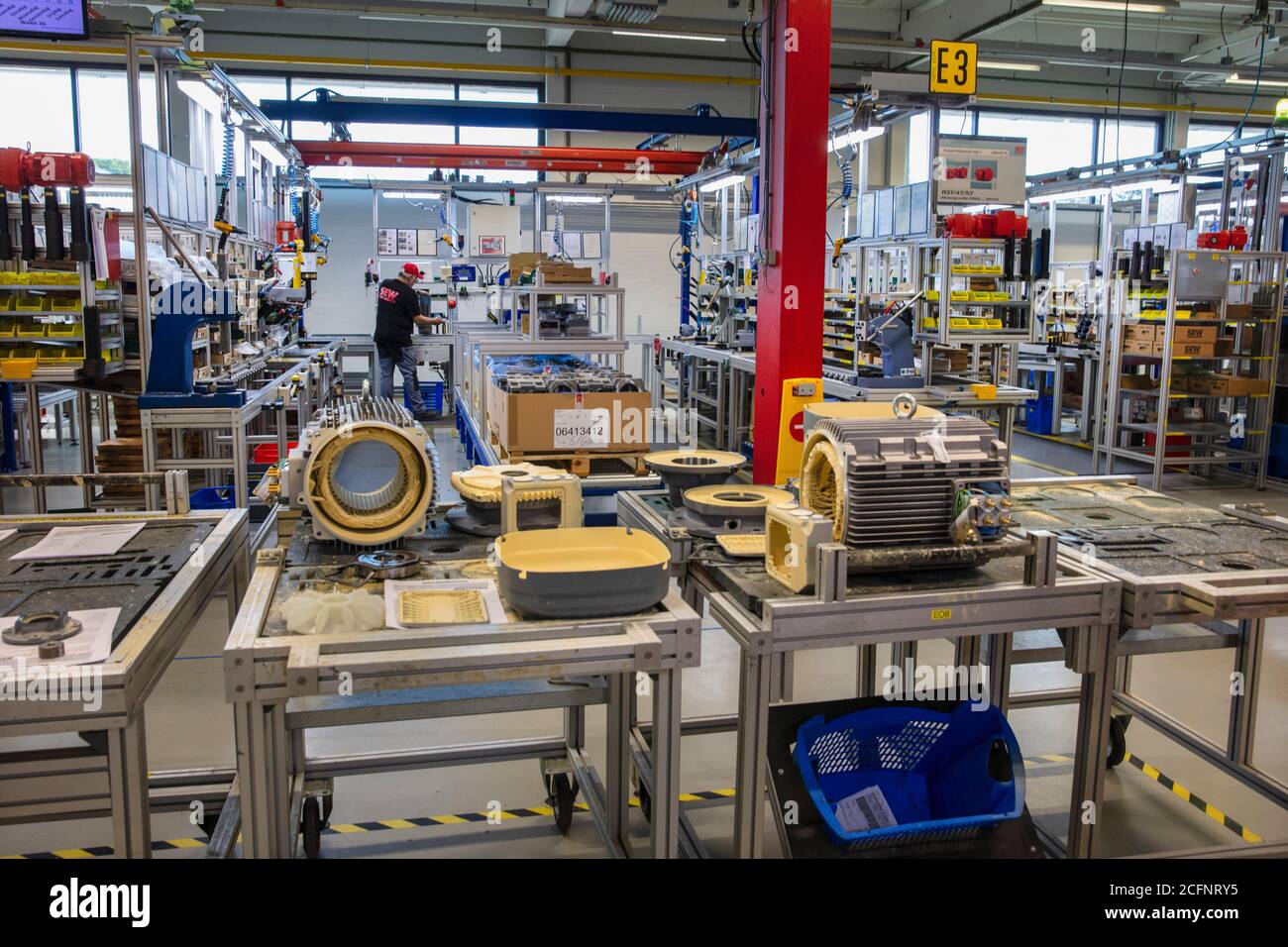 Pays-Bas, Rotterdam, Port de Rotterdam, SEW-Eurodrive, une société de fabrication allemande, un leader mondial dans la technologie de conduite et un pionnier de la driv Banque D'Images