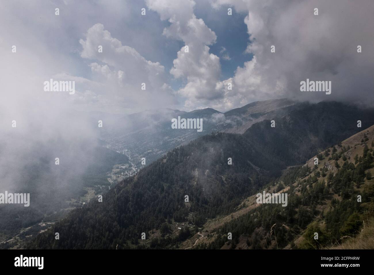 La beauté des montagnes italiennes, du Piémont et des Alpes Banque D'Images