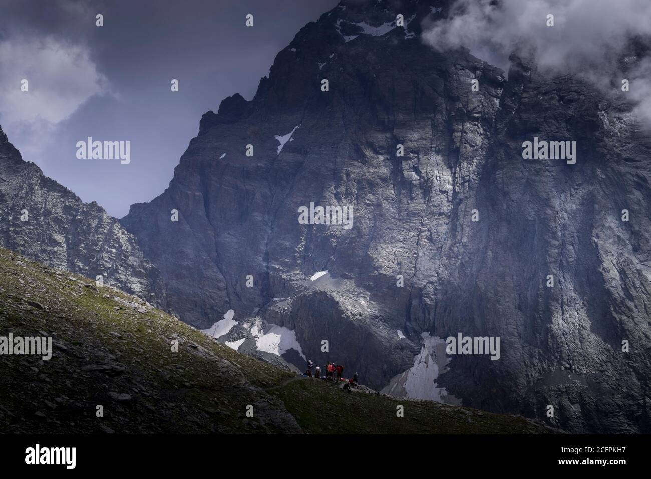 La beauté des montagnes italiennes, du Piémont et des Alpes Banque D'Images