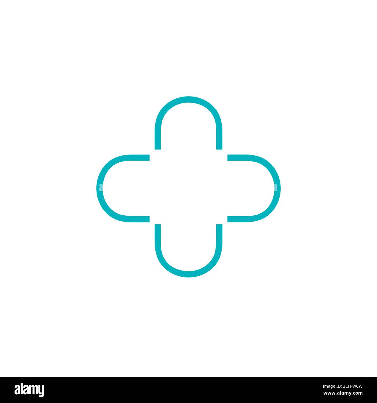 Logo vecteur d'illustration médecin plus pour les symboles de la pharmacie et de la clinique médicale et médicale. Illustration de Vecteur