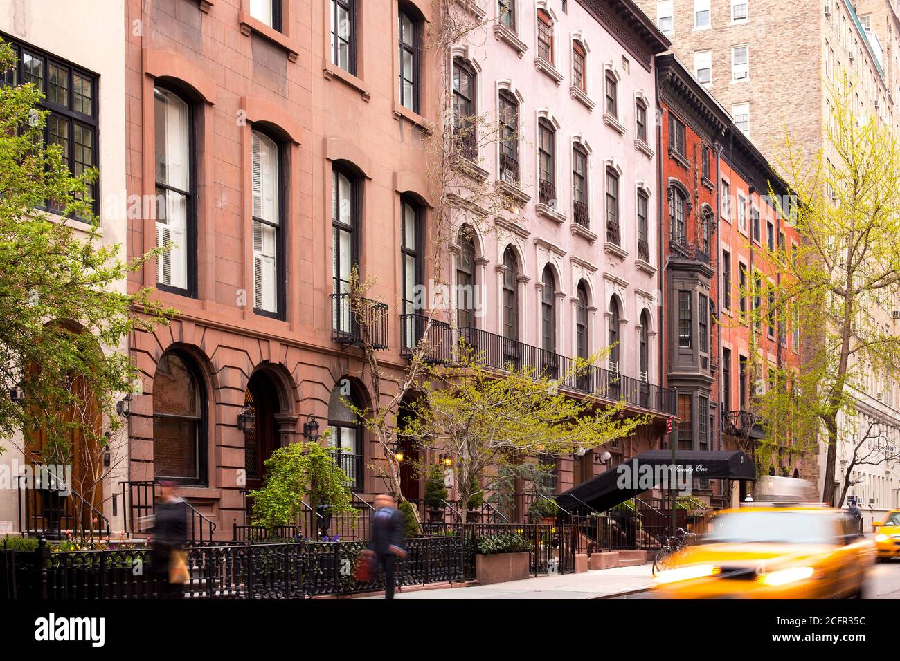 Appartements résidentiels à West Village à Greenwich Village, Manhattan, New York City, NY, États-Unis Banque D'Images
