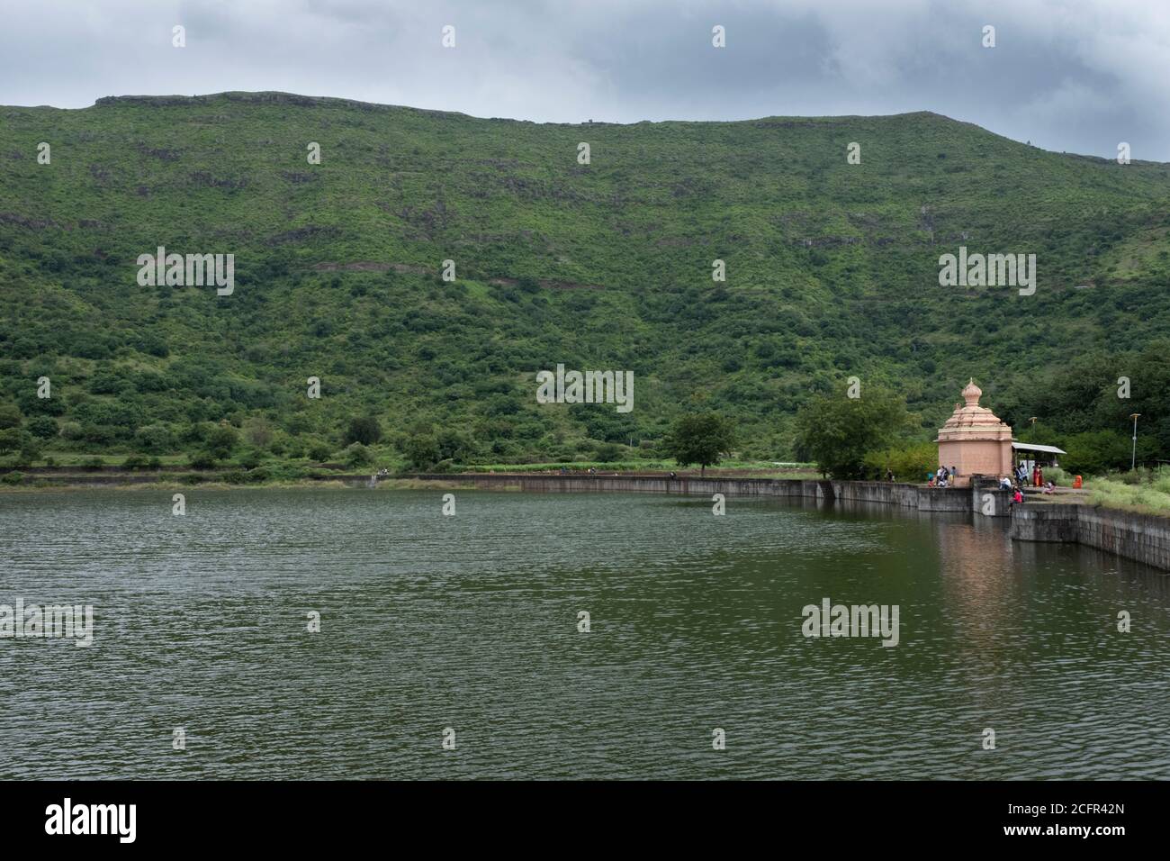 Le lac historique de Mastani a 300 ans, un endroit romantique pour les bains de Bajirao et de Mastani et de Mastani. Banque D'Images