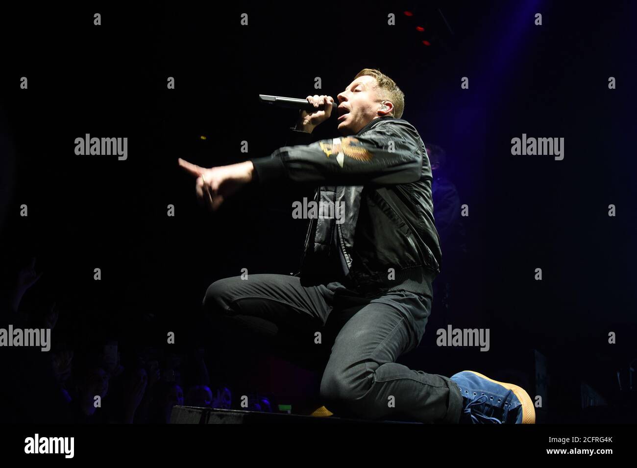 Milan Italie 04/04/2016 : concert live du Macklemore et de Ryan Lewis au Forum Assago Banque D'Images