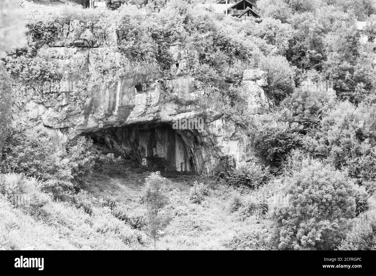 Photos étonnantes: Eglise de Nicodim, Grottes, le pont de Dieu Banque D'Images