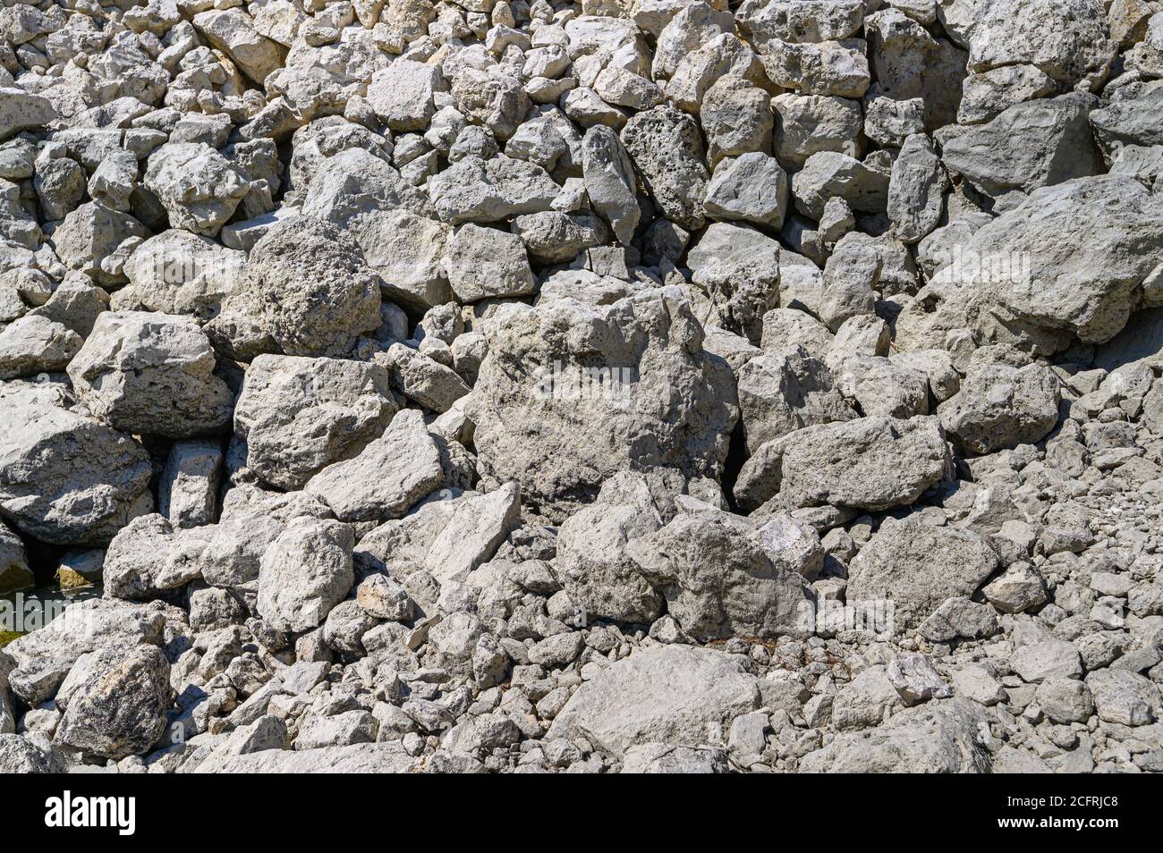 pile de rochers et de rochers dans un tas Banque D'Images