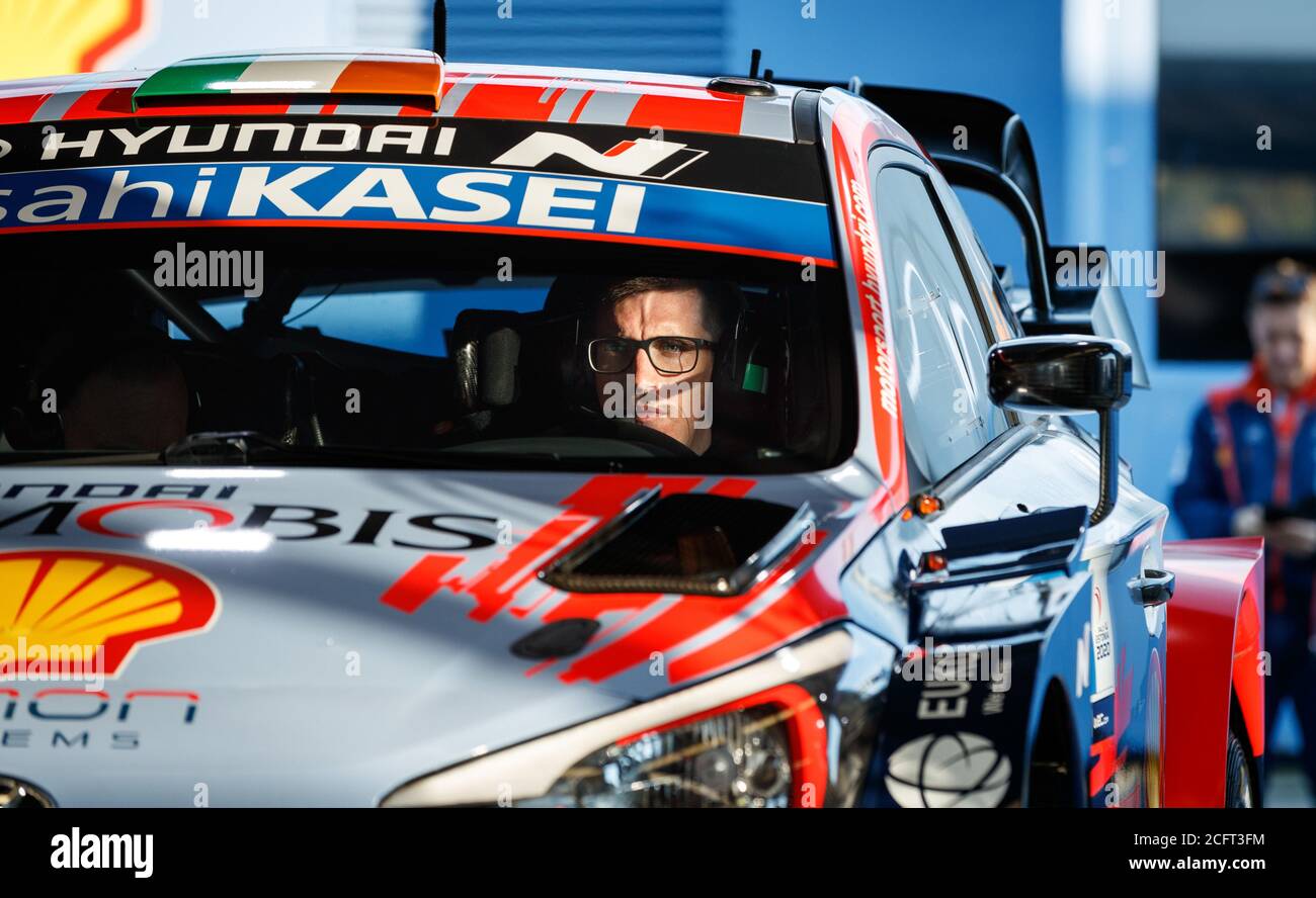 BREEN Craig (irl), Hyundai i20 coupé WRC, Hyundai Shell MOBIS WRT, portrait lors du rallye Estonie 2020, 4e manche du championnat WRC 2020 de la FIA Banque D'Images