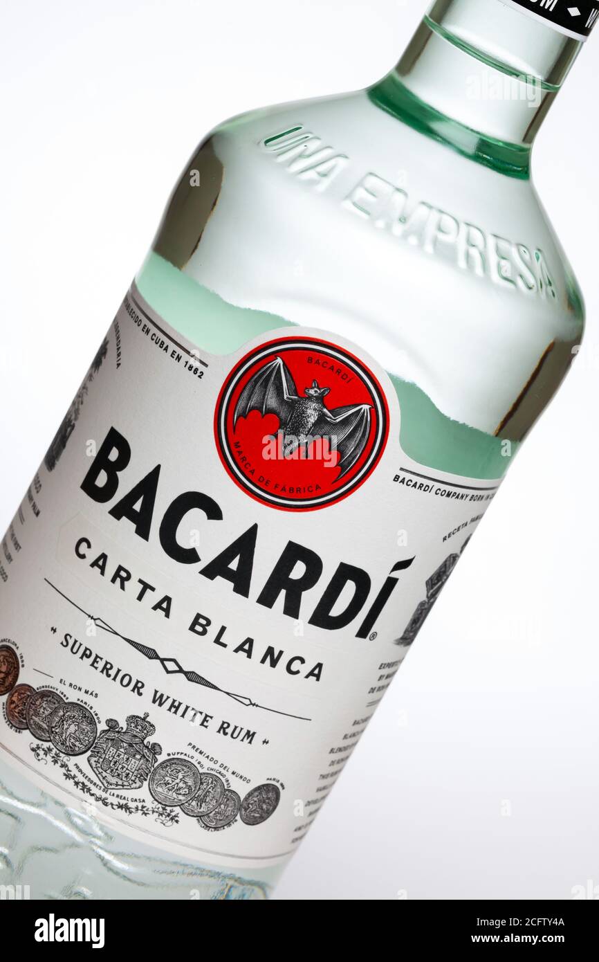 Boisson au rhum Bacardi Banque D'Images
