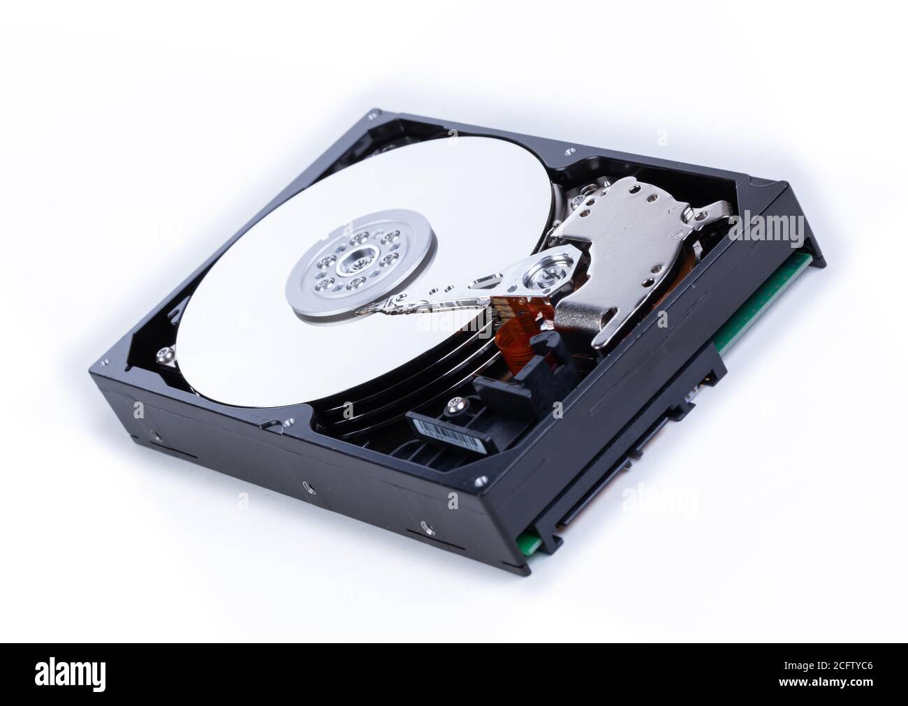 vue interne du disque dur de l'ordinateur Banque D'Images