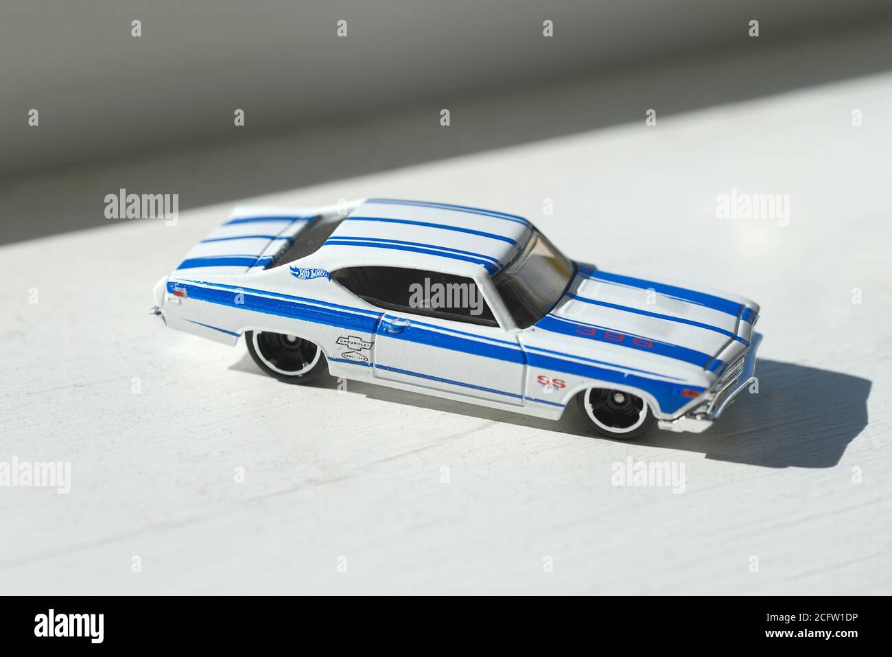 Chevrolet Chevrolet Chevelle SS 69 modèle de voiture jouet HotWheels Banque D'Images