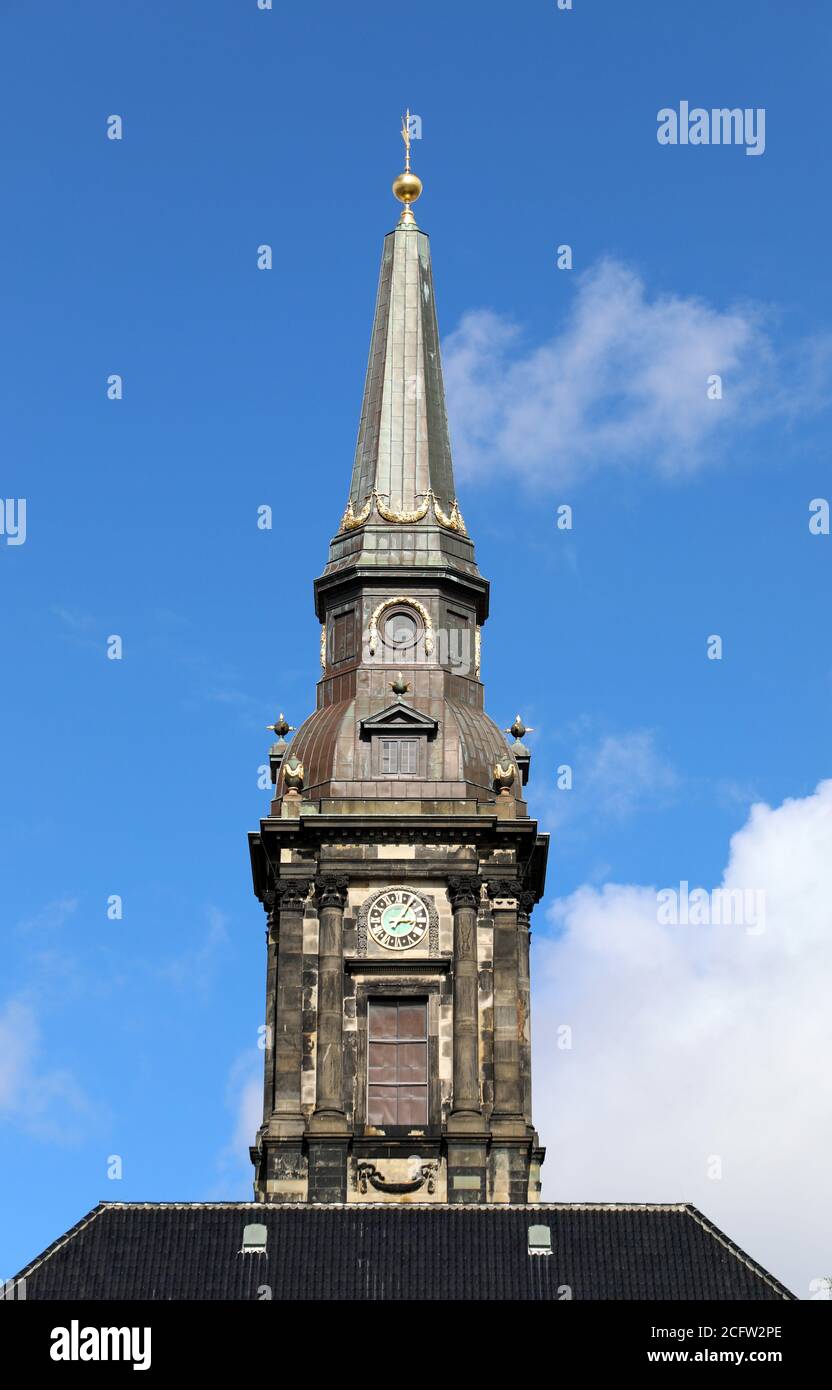 Chrétiens Kirke à Copenhague Banque D'Images