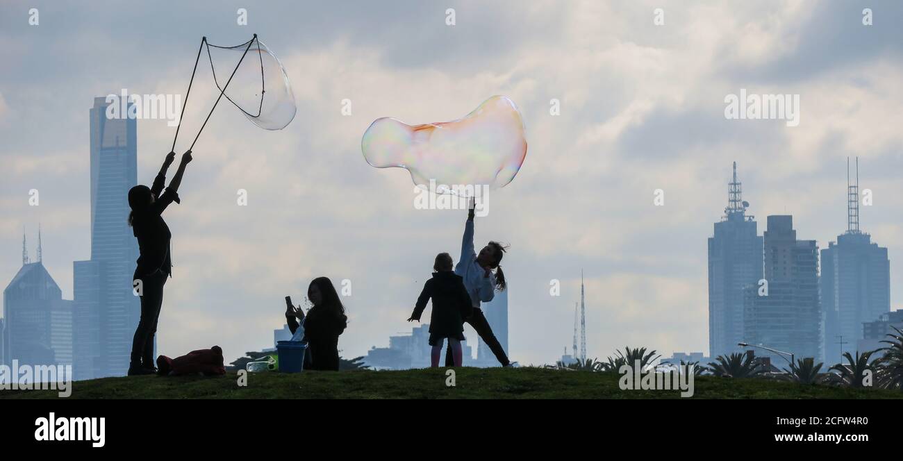 Melbourne Australie. Scènes de la vie quotidienne à Melbourne Australie . Banque D'Images