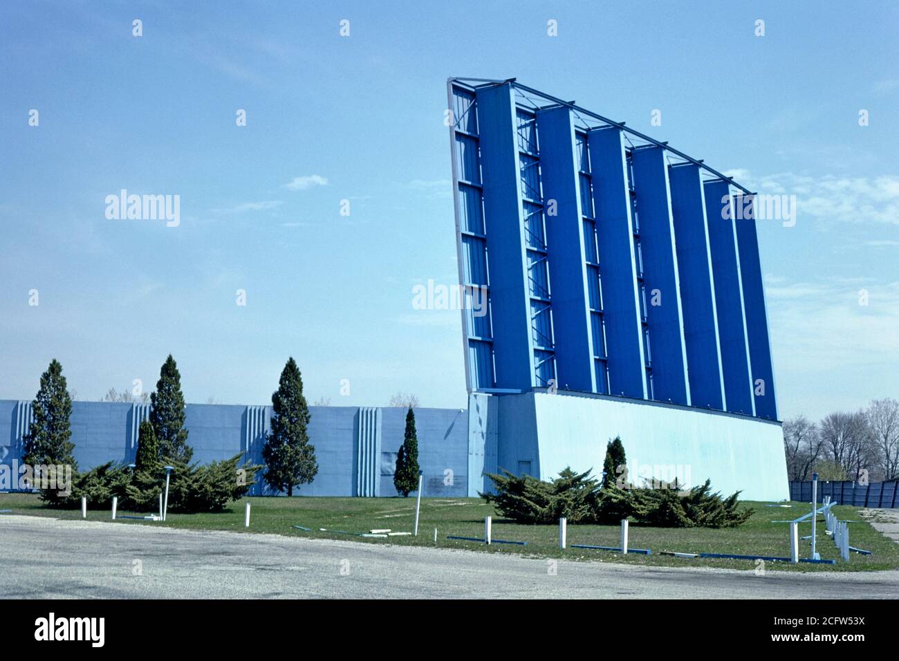 Miracle Mile Drive-In, Bloomfield Hills, Michigan, États-Unis, John Margolies Roadside America Photograph Archive, 1986 Banque D'Images