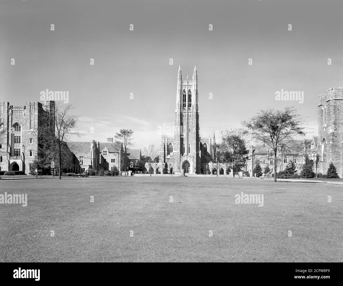 Duke University, Durham, Caroline du Nord, États-Unis, Frances Benjamin Johnston, Carnegie Survey of the Architecture of the South, 1938 Banque D'Images
