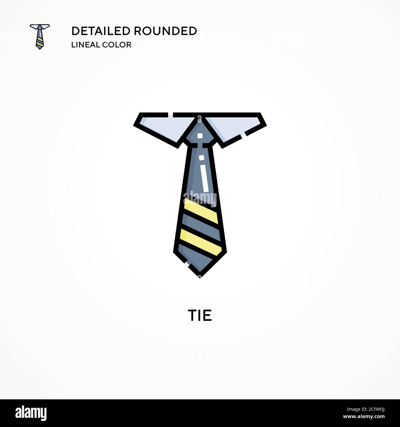 Icône de vecteur de liaison. Concepts modernes d'illustration vectorielle. Facile à modifier et à personnaliser. Illustration de Vecteur