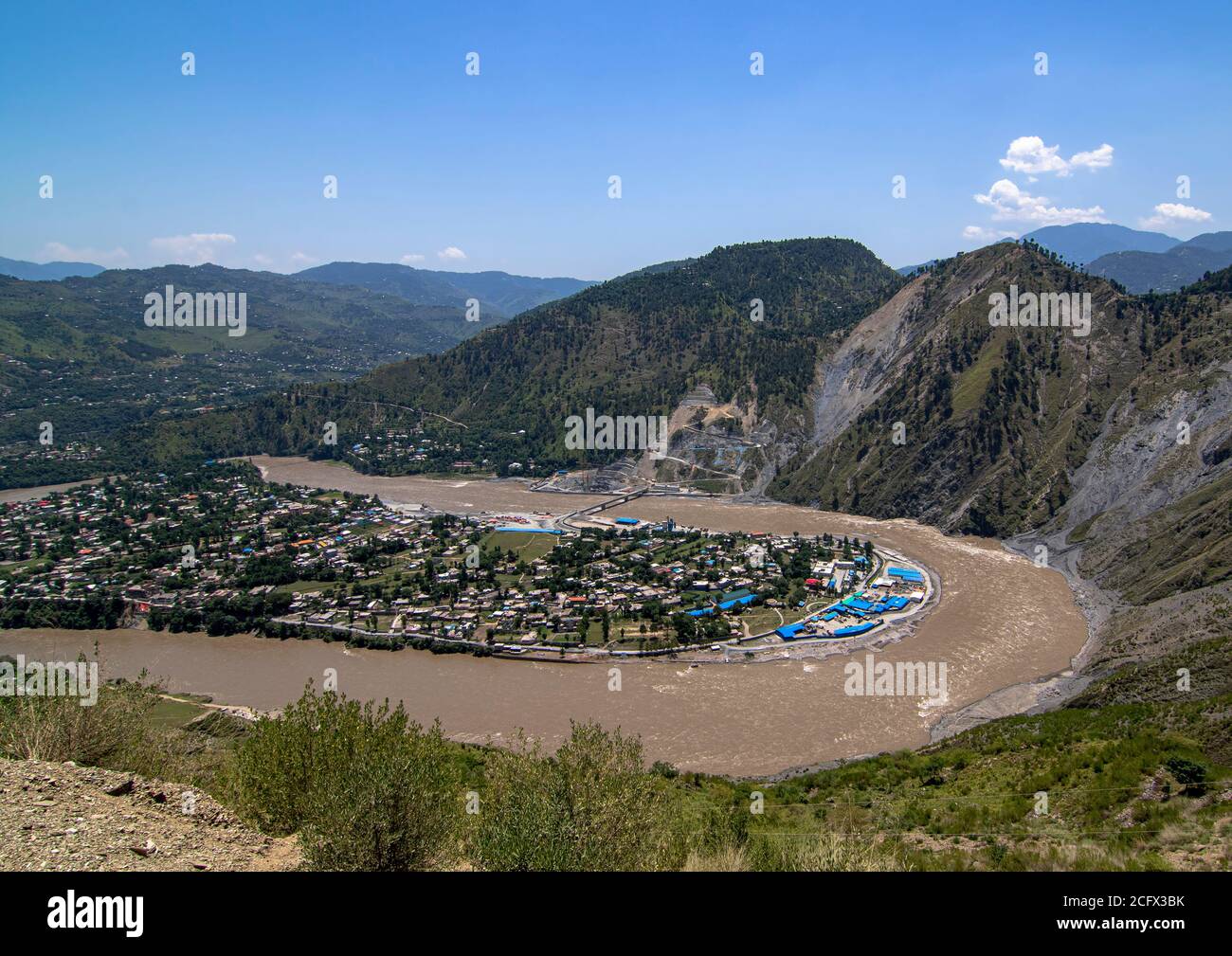 Paysage du Cachemire , Pakistan Banque D'Images