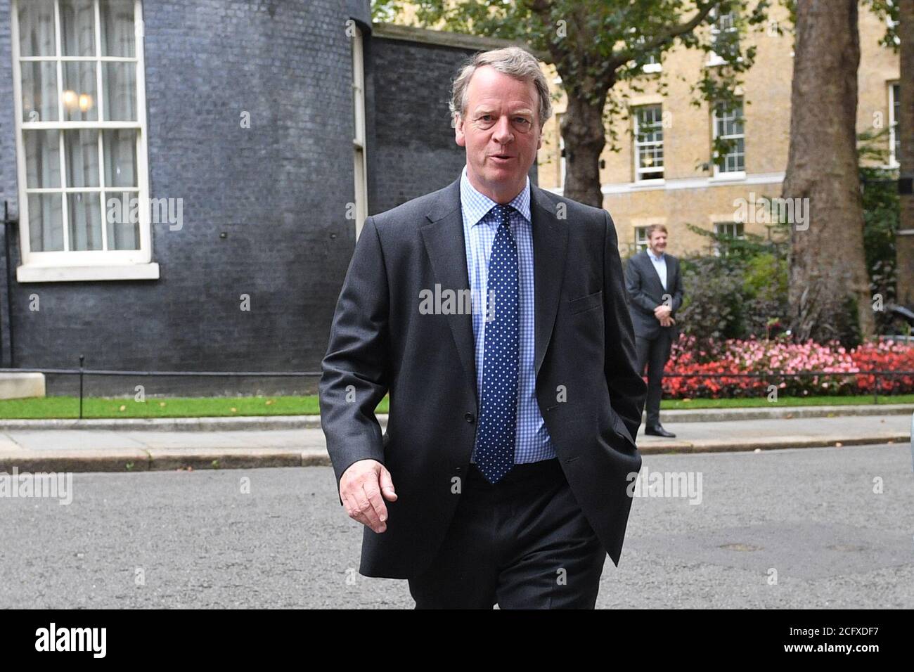 Le Secrétaire d'État à l'Écosse, Alister Jack, dans Downing Street, Londres, pour une réunion du Cabinet au Foreign and Commonwealth Office (FCO). Banque D'Images