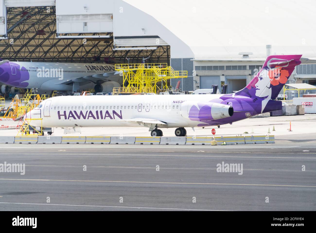 Aéroport d'Honolulu, Hawaï - 27 septembre 2019, île d'Oahu, Hawaï, États-Unis Banque D'Images