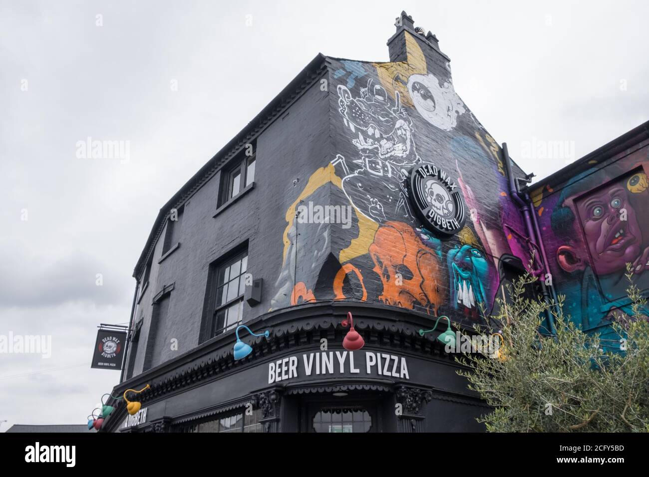 Dead Wax Digbeth est un bar de pub de musique live et de disques vinyles à Digbeth, Birmingham, Royaume-Uni Banque D'Images