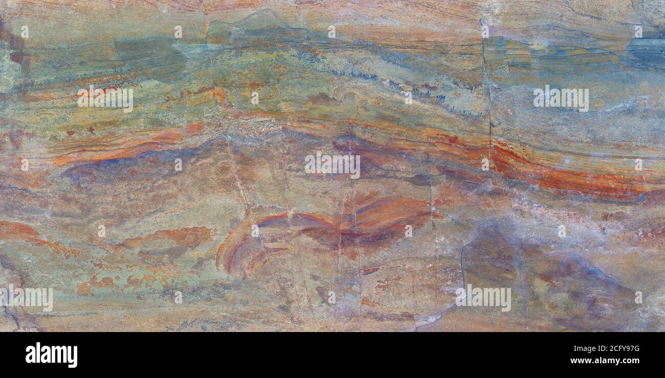 Arrière-plan de texture marbre haute résolution, gros plan de la bande de marbel italienne ou de la pierre de grunge, granit emperador poli, surface de finition rustique Banque D'Images