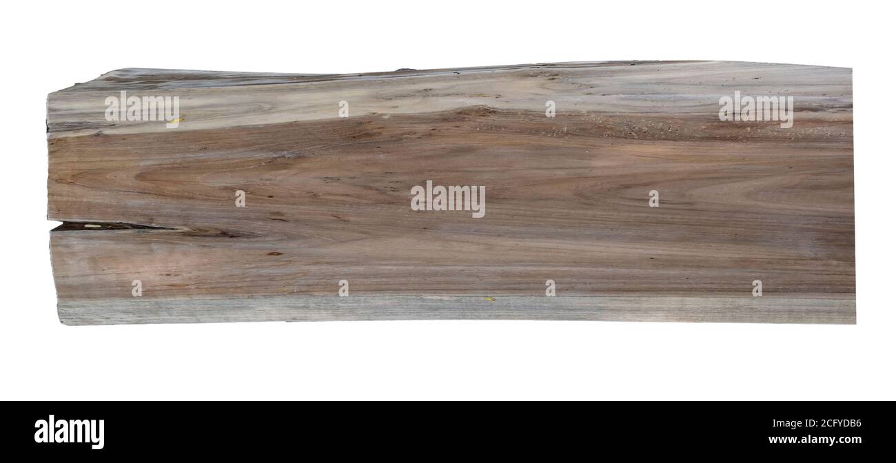 bois de chêne massif isolé sur fond blanc. texture bois avec chemin d'écrêtage. Pour ajouter du texte ou du dessin. Banque D'Images