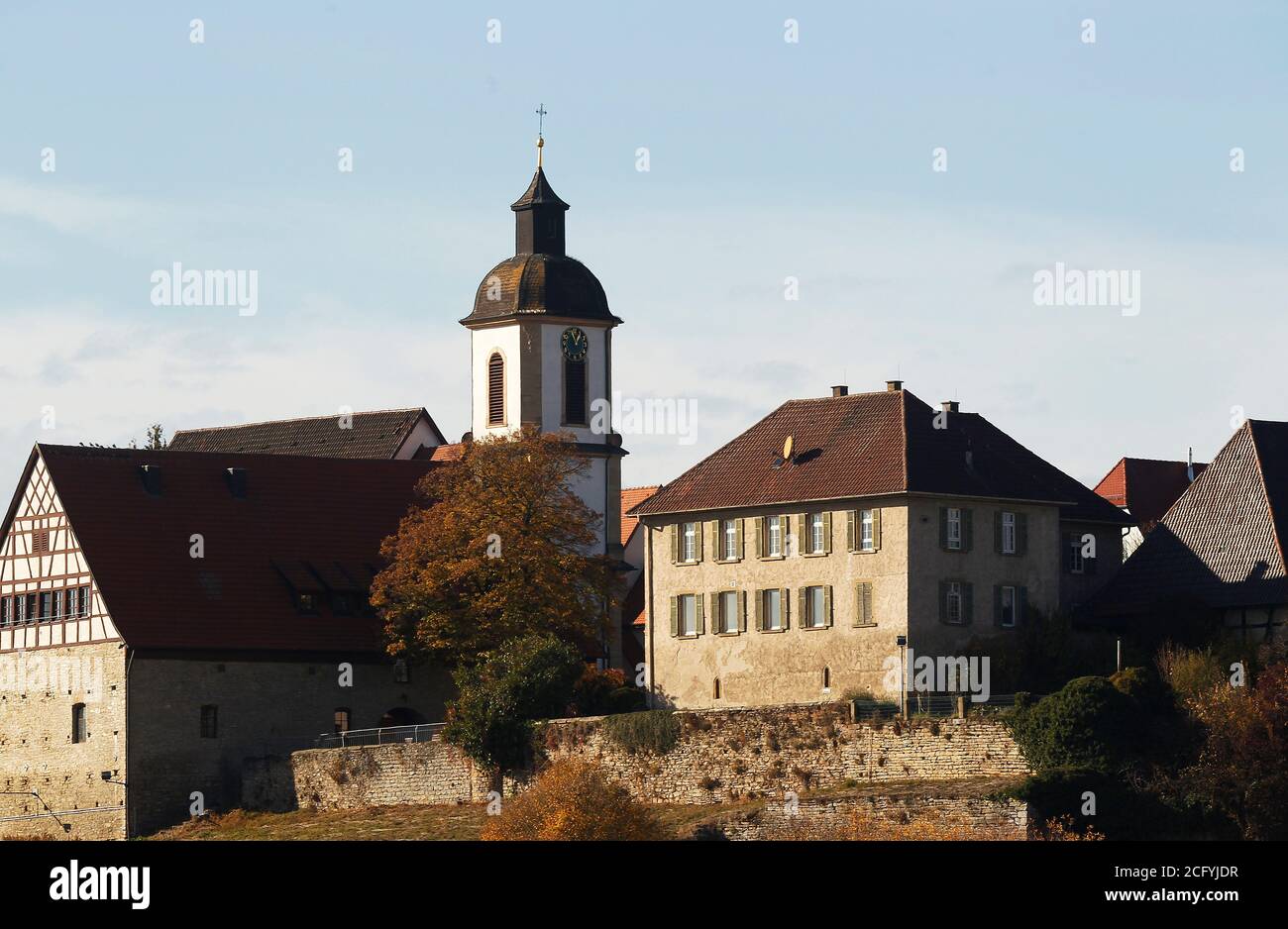 Le Château de Duttenberg, Bad Friedrichwhth, Bade-Wurtemberg, Allemagne, Europe Banque D'Images