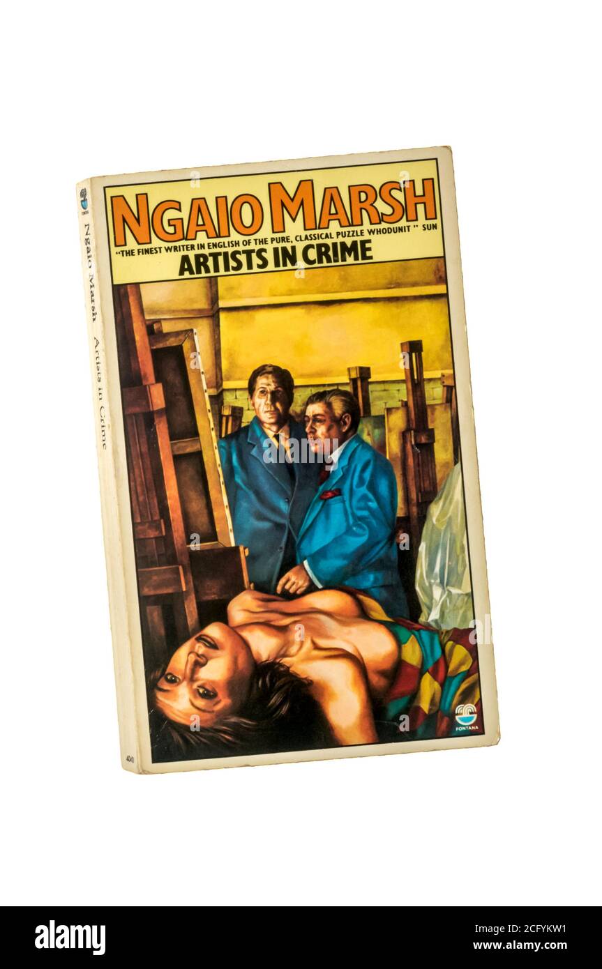 Une copie papier de Artists in crime par Ngaio Marsh. Première publication en 1938. Banque D'Images