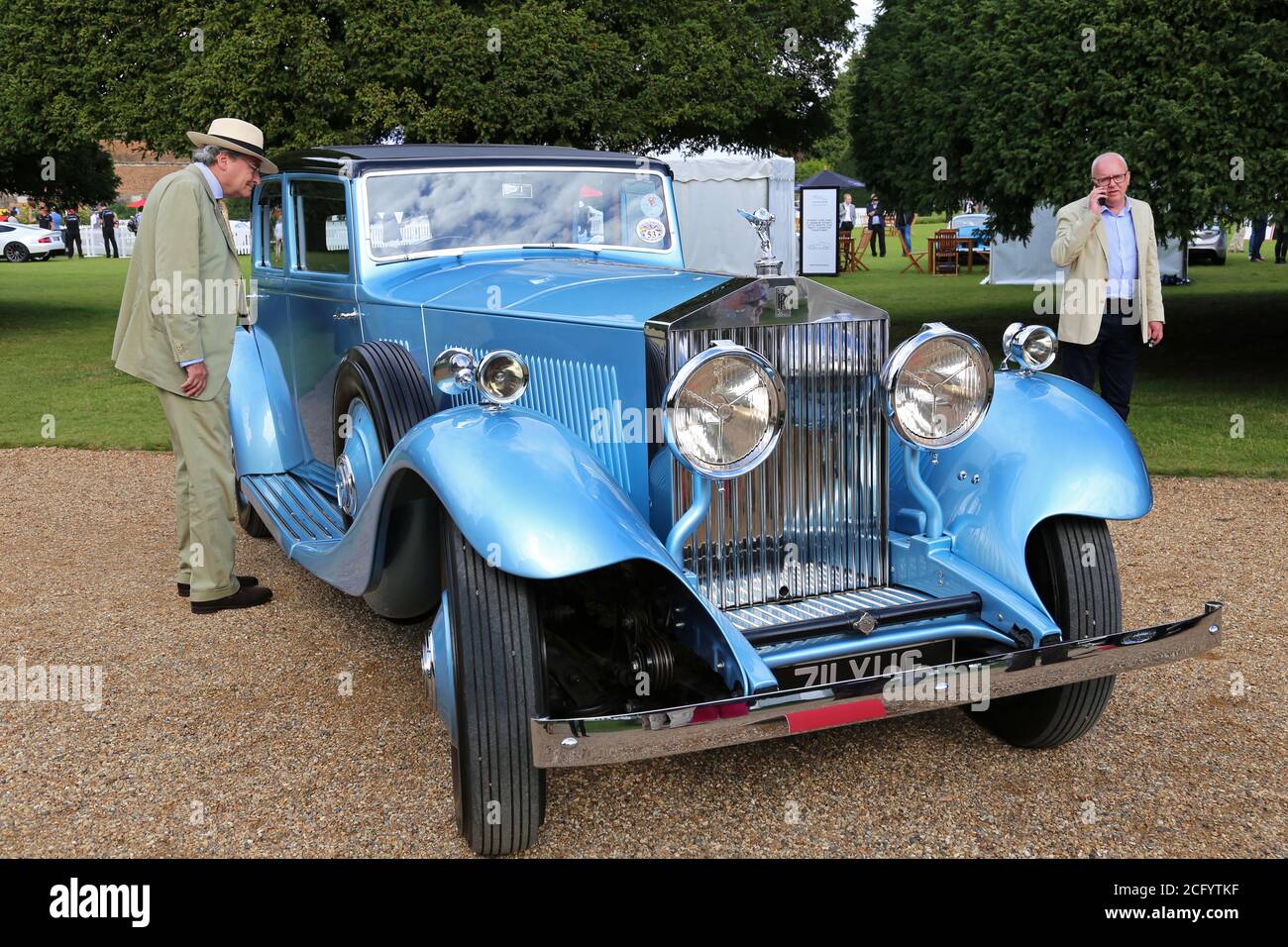 Rolls-Royce Phantom II Continental Sports Saloon (1933), Concours of Elegance 2020, Hampton court Palace, Londres, Royaume-Uni, Europe Banque D'Images