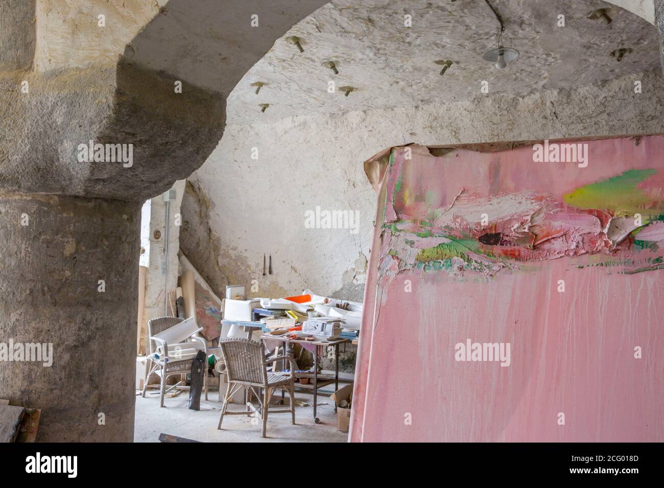 France, Indre et Loire, vallée de la Loire classée au patrimoine mondial par l'UNESCO, Vernou-sur-Brenne, les Madères, propriété de la famille Debré depuis 3 générations, Banque D'Images