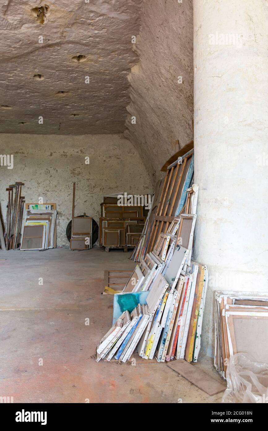 France, Indre et Loire, vallée de la Loire classée au patrimoine mondial par l'UNESCO, Vernou-sur-Brenne, les Madères, propriété de la famille Debré depuis 3 générations, Banque D'Images