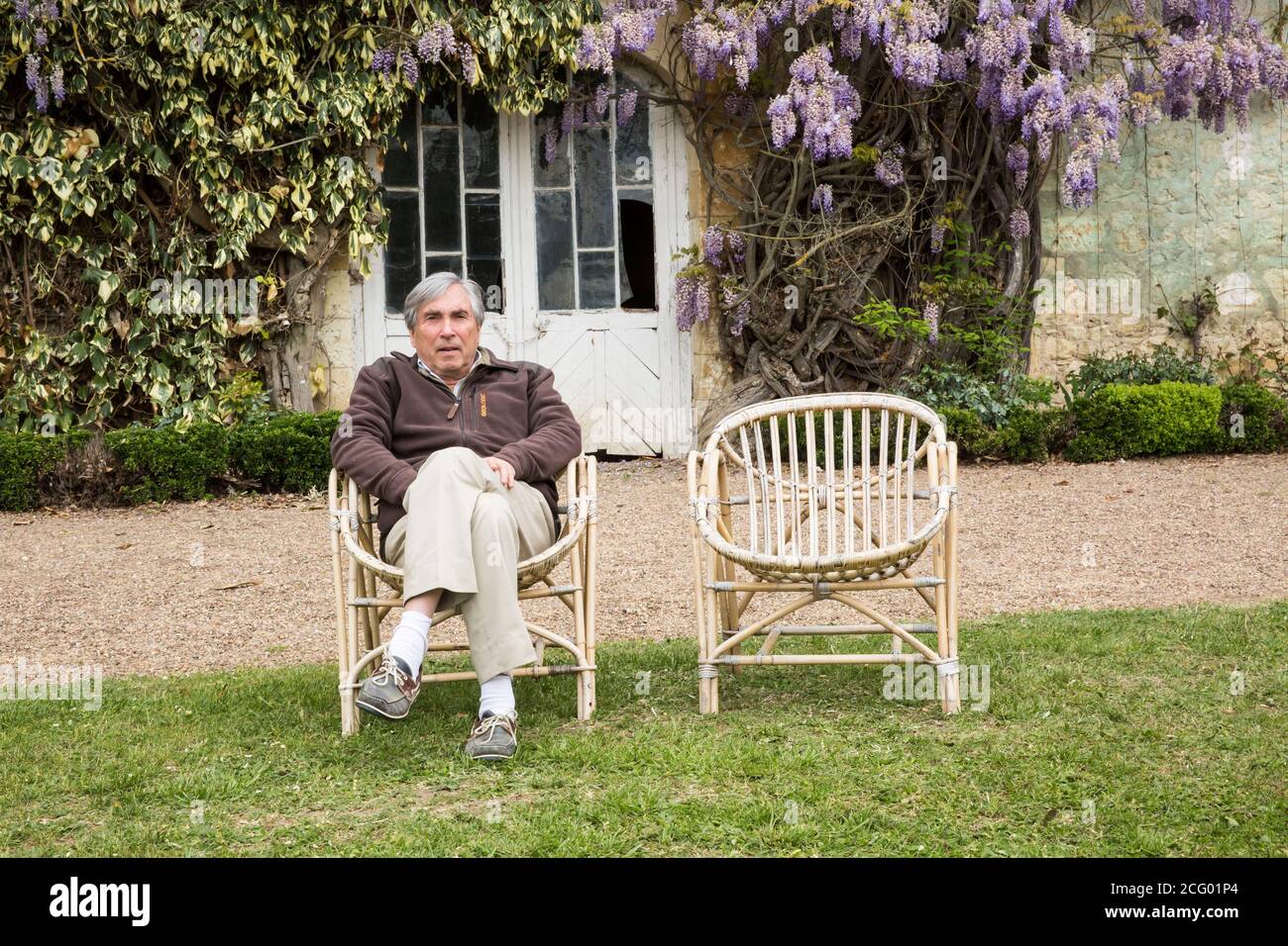 France, Indre et Loire, vallée de la Loire classée au patrimoine mondial par l'UNESCO, Vernou-sur-Brenne, les Madères, propriété de la famille Debré depuis 3 générations, Banque D'Images