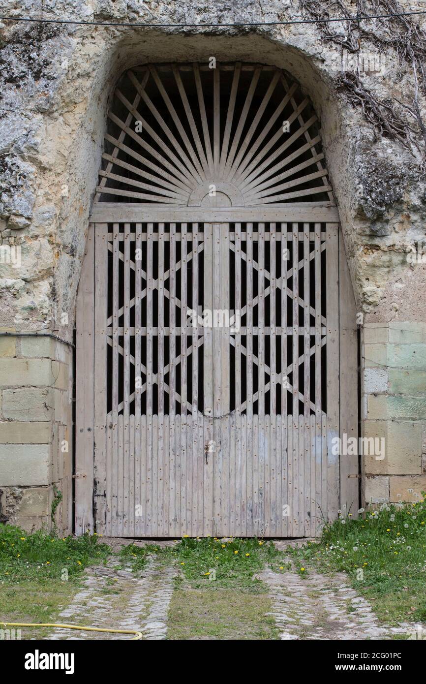 France, Indre et Loire, vallée de la Loire classée au patrimoine mondial par l'UNESCO, Vernou-sur-Brenne, les Madères, propriété de la famille Debré depuis 3 générations, Banque D'Images