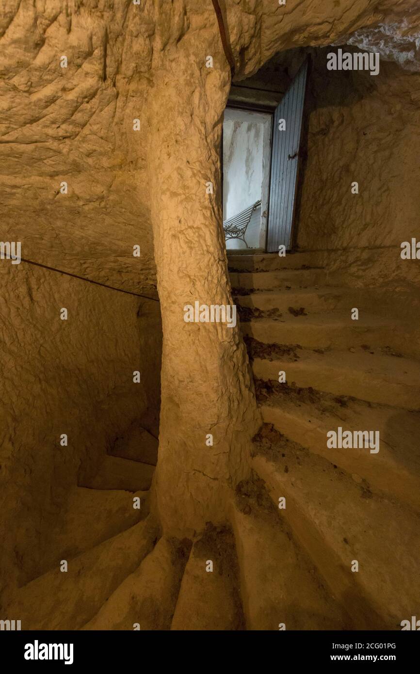 France, Indre et Loire, vallée de la Loire classée au patrimoine mondial par l'UNESCO, Vernou-sur-Brenne, les Madères, propriété de la famille Debré depuis 3 générations, Banque D'Images