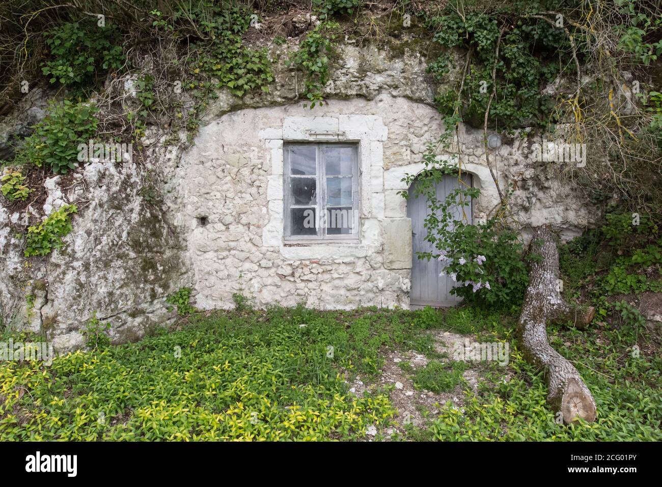 France, Indre et Loire, vallée de la Loire classée au patrimoine mondial par l'UNESCO, Vernou-sur-Brenne, les Madères, propriété de la famille Debré depuis 3 générations, Banque D'Images