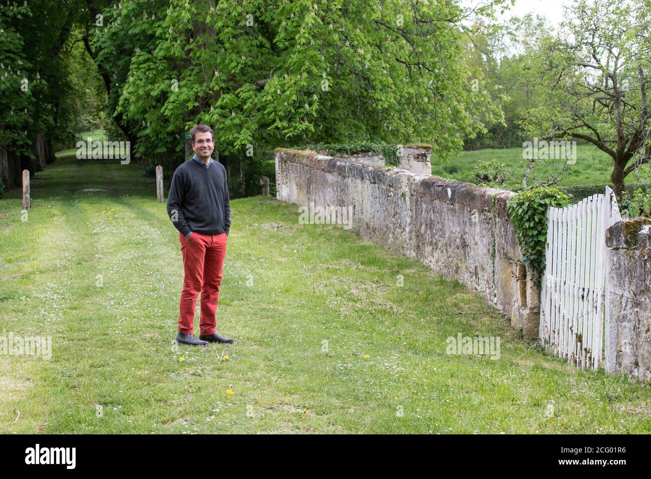 France, Indre et Loire, vallée de la Loire classée au patrimoine mondial par l'UNESCO, Vernou-sur-Brenne, les Madères, propriété de la famille Debré depuis 3 générations, Banque D'Images