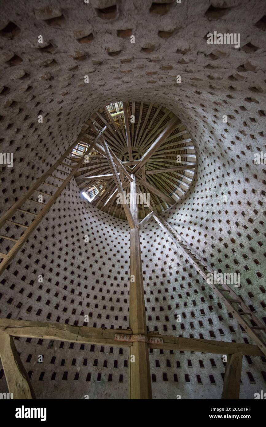 France, Indre et Loire, vallée de la Loire classée au patrimoine mondial par l'UNESCO, Vernou-sur-Brenne, les Madères, propriété de la famille Debré depuis 3 générations, Banque D'Images