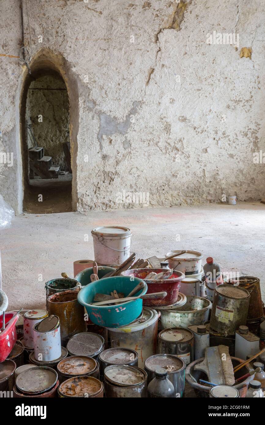 France, Indre et Loire, vallée de la Loire classée au patrimoine mondial par l'UNESCO, Vernou-sur-Brenne, les Madères, propriété de la famille Debré depuis 3 générations, Banque D'Images