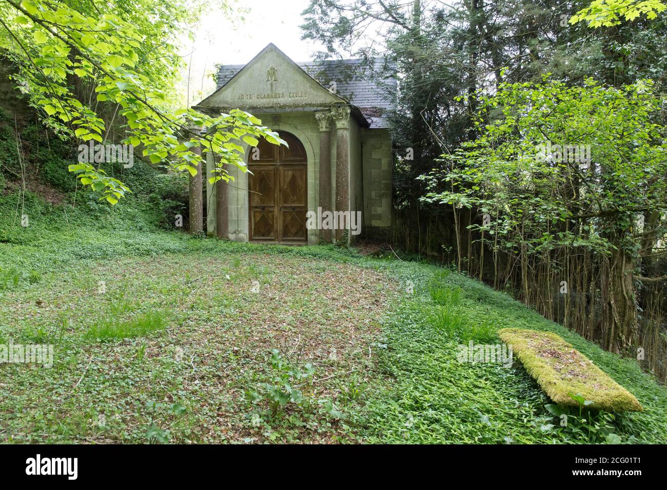 France, Indre et Loire, vallée de la Loire classée au patrimoine mondial par l'UNESCO, Vernou-sur-Brenne, les Madères, propriété de la famille Debré depuis 3 générations, Banque D'Images