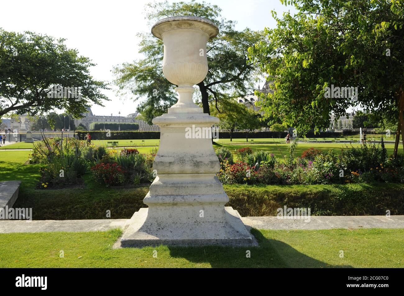 France, Paris, région classée au patrimoine mondial de l'UNESCO, le jardin des Tuileries Banque D'Images