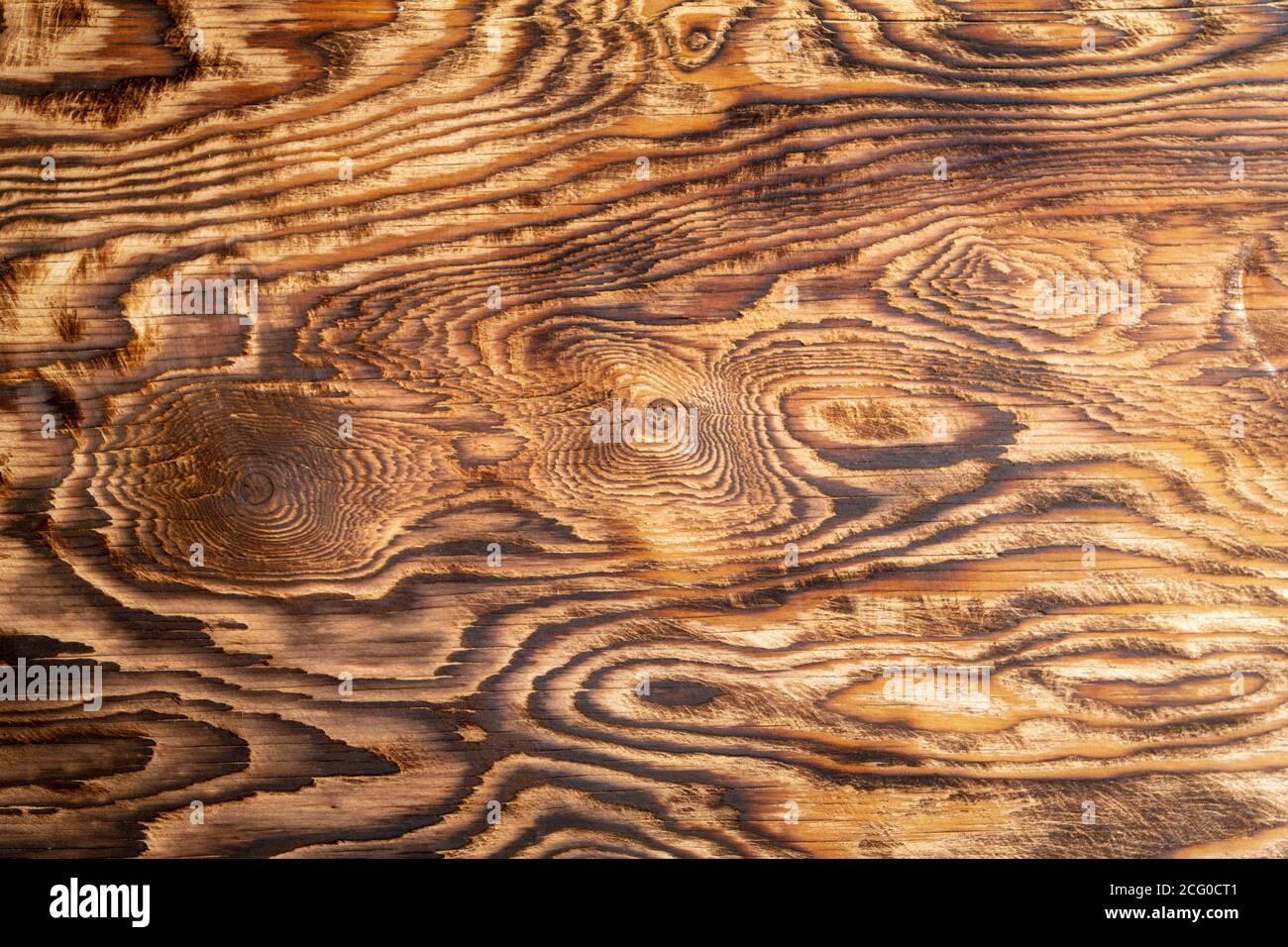 la texture du bois brûlé. le fond en bois Banque D'Images