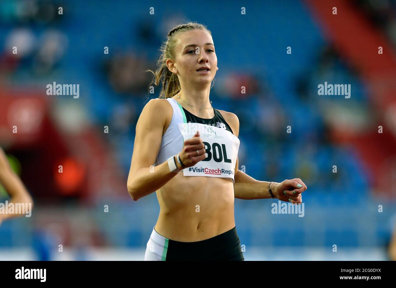 Ostrava, République tchèque. 08 septembre 2020. Femke bol, athlète néerlandaise, participe à l'épreuve du Golden Spike Ostrava Athletics World Challenge de l'IAAF, le 8 septembre 2020, à Ostrava, en République tchèque. Crédit: Jaroslav Ozana/CTK photo/Alay Live News Banque D'Images