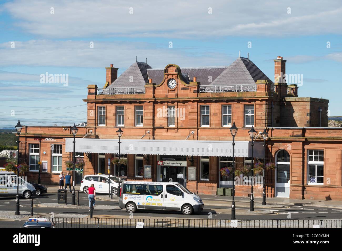 Gare de Berwick Upon Tweed, Northumberland, Angleterre, Royaume-Uni Banque D'Images